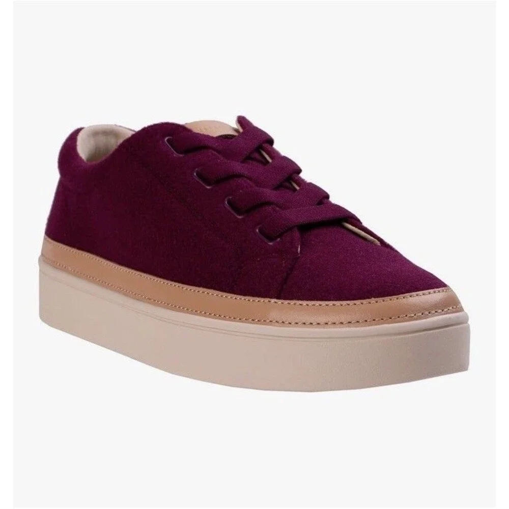 Revitalign Malibú Size 6B Women's Leather Casual Orthotic Shoes Burgundy - Picture 10 of 11